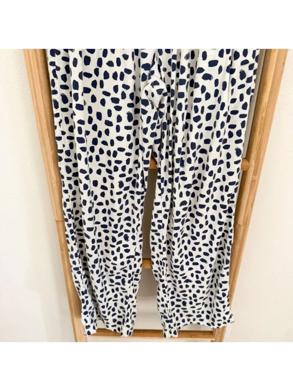 Aerie Flannel Skater Pajama Pants Toasted Coconut Print Size Small